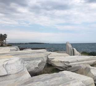 Side - Hafen - historische Überreste aus Marmor