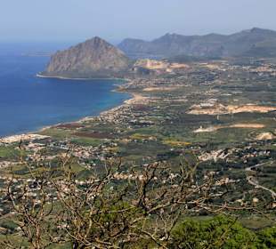 Erice-Sycylia (widok na okolicę)