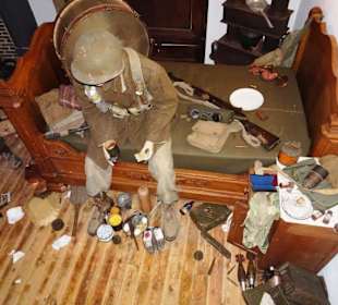 Amerikanische Truppen in einer Zivilwohnung