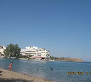 Hotel Lefkandi in Sicht