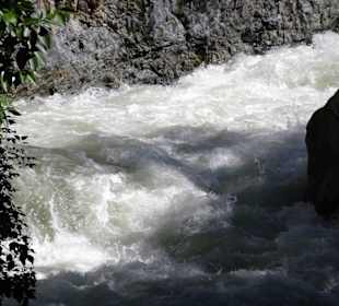 Die Passer-Klamm an der Gilfpromenade