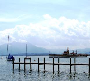 Raddampfer auf dem Chiemsee