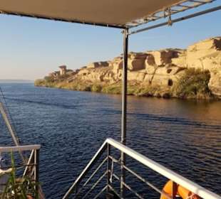 Luxor-Assuan auf Dahabeya: Ausblick von Deck