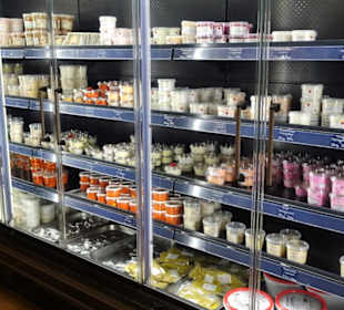 Salate im Fiedlers Fischmarkt