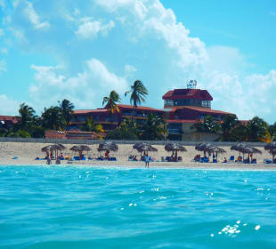 Villa Cuba vom Wasser aus
