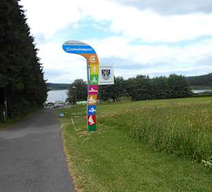 Einfahrt zum Strandbad