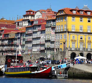 Die Ribeira von der Wasserseite