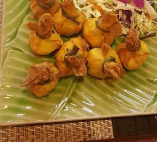 Thai money bags, Chicken 