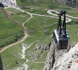 Wagonik na Sass Pordoi