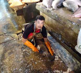 Auf dem Markt von Mahachai