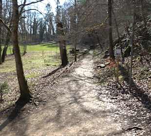 Hängebrücke im Fürstlichen Park