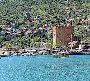 Roter Turm (Sicht vom Boot)