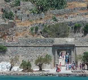 Lebrainsel Spinalonga bei Kreta