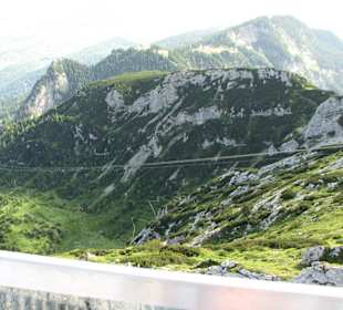 Oben Bereich Aussichtsplattform Alpspitz