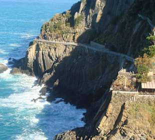 Der Liebesweg am Meer entlang