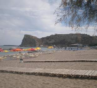 Blick über den Stegna-Beach