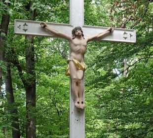 Das Weiße Kreuz auf dem Weg zum Scheffel-Blick