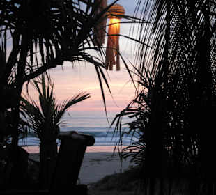 Eingang vom Strand aus