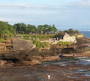 Blick auf den kleinen Tempel
