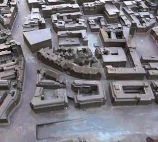 Stuttgarter Reliefmodel mit Braille Schrift