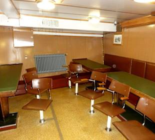 Blick in die Messe des Schiffes