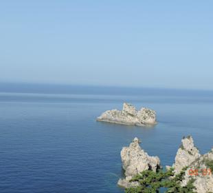 Klippe vom Kloster aus gesehen