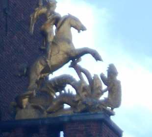 Firgur am Rathaus Stockholm