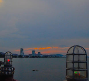 Aussicht auf die Bucht von Hua Hin