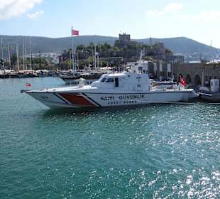 Einfahrt in den Hafen Bodrum