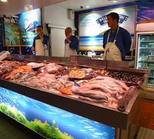 Verkaufsstände im englischen Markt