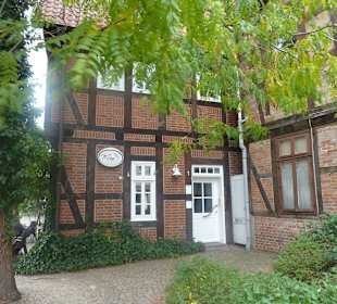 Historisches Backstein-Fachwerkhaus