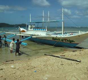 Star Beach Anlegestelle am Strand