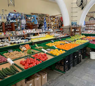 Obst und Gemüse in der Markthalle