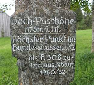 Tannheimer Tal Stele