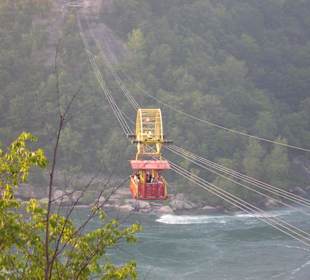 Das Aero-Car über dem Whirlpool