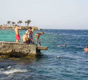 Ein- und Ausstieg Hausriff