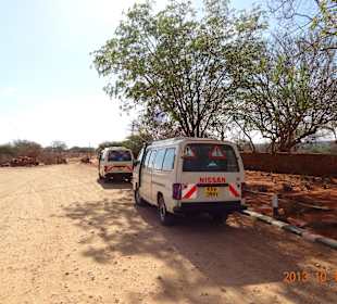Schnuckelig kleiner Safaribus (wir waren 6)