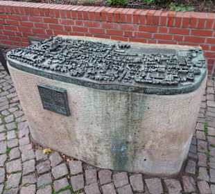 Übersicht vom Blinden-Stadtmodell Verden