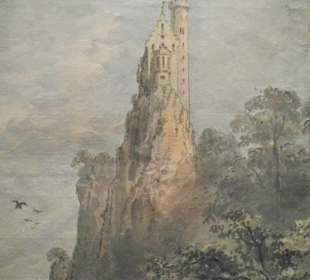 Idealisiertes Bild einer Burg