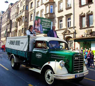 Grüner-Brauerei alter LKW