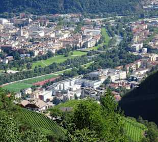 Blick auf Bozen aus Jenesien