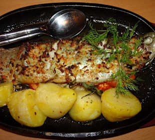 Die Knoblauchforelle in der Alten Mühle