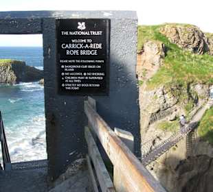 Carrick-a-Rede Rope Bridge in Nordirland