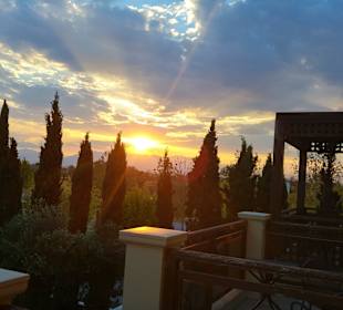 Sonnenuntergang am Olymp