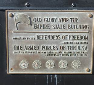 Oben auf dem Empire State Building