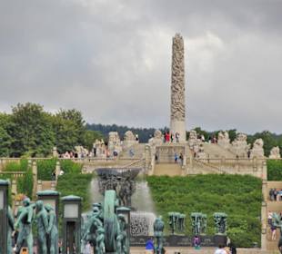 Impressionen aus dem Frognerpark in Oslo