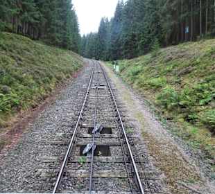 Auffahrt mit der Bergbahn