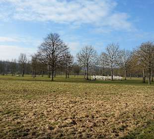 Kurpark Bad Bocklet direkt vor der Tür des Hotels