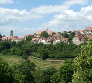 Bei einem Rundgang an der Rothenburger Stadtmauer