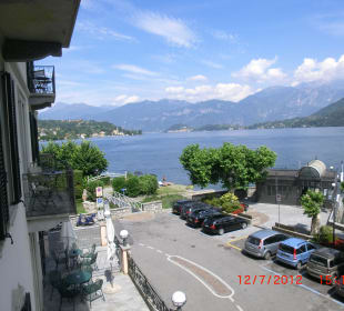 Vom Balkon Richtung Varenna